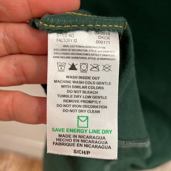 NFL Team Apparel Green Bay Packs Teeshirt - Size Small - Picture 7 of 8